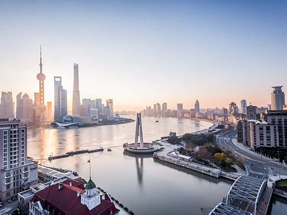 shanghai at sunrise